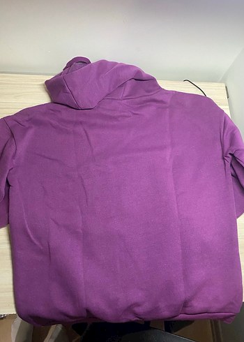 Mor Baskılı Kadın Sweatshirt - Görsel 2