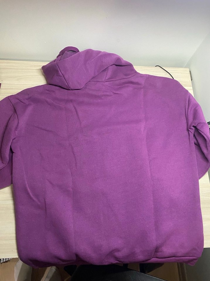 Mor Baskılı Kadın Sweatshirt - Görsel 2