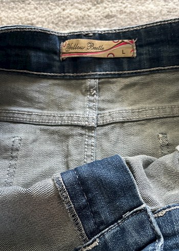 Diğer Kadın Lacivert Denim Mini Etek