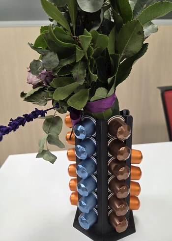 Döner Kahve Kapsülü Standı Siyah - Görsel 2