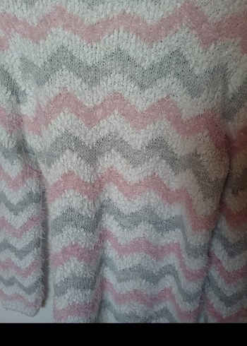 Gri Örgü Çocuk kazağı - Görsel 3