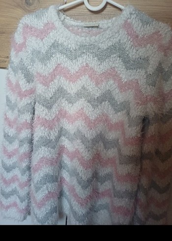 Gri Örgü Çocuk kazağı - Görsel 2