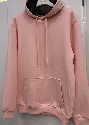 Pembe Sweatshirt, Rahat Kesim /Tüm Bedenler Mevcut - Görsel 2