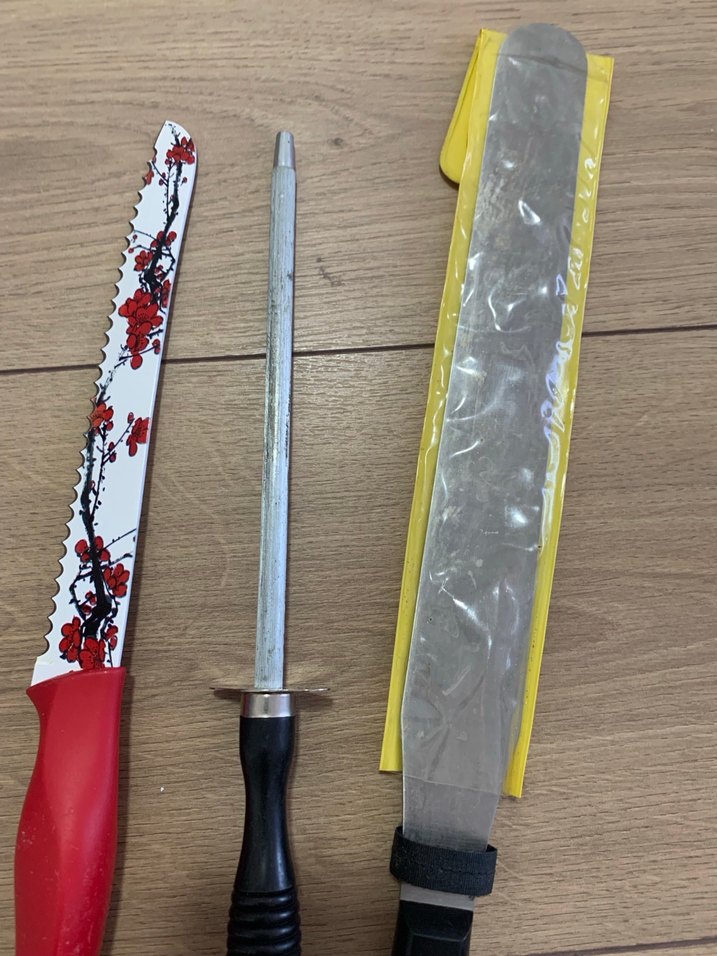 Pasta spatulası/palet bıçağı, hikmet bıçağı ve Bileyici hediye - Görsel 2