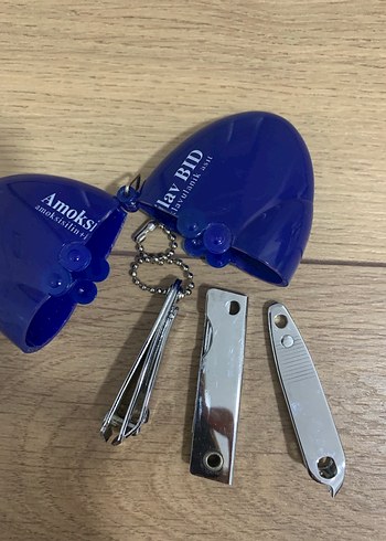 Mavi Renkli Mini Manikür Seti - Görsel 2