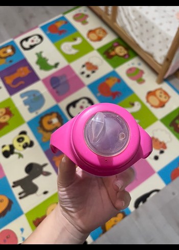 Renkli Pembe Bebek Alıştırma Suluğu - Görsel 2