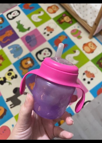 Renkli Pembe Bebek Alıştırma Suluğu - Görsel 3