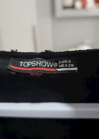 Siyah V Yaka Kısa Fırfırlı Goth Elbise - Görsel 3