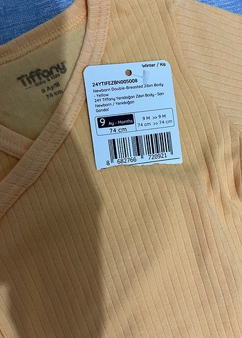 Tiffany Uzun Kollu Örme Bebek Body - Görsel 3