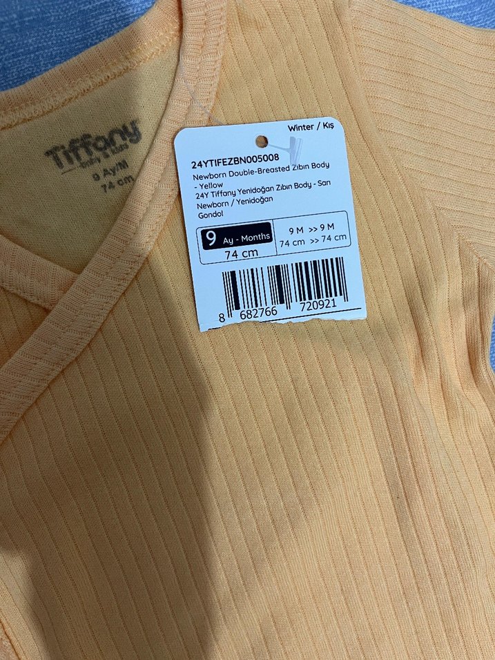 Tiffany Uzun Kollu Örme Bebek Body - Görsel 3