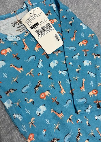 Erkek Bebek Body Uzun Kol Mavi - Görsel 5