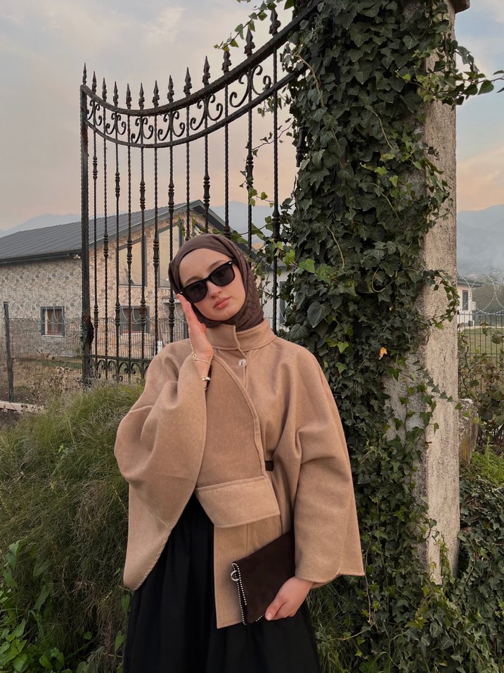 Kadın panço - Görsel 2