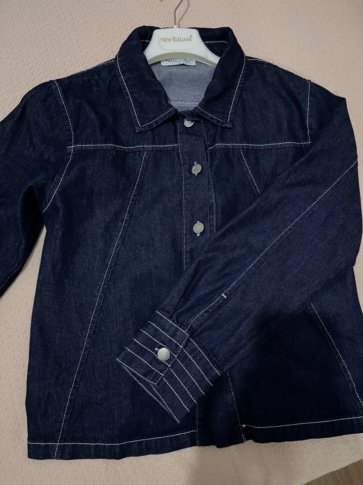 Kadın kot etekli takım - Görsel 3