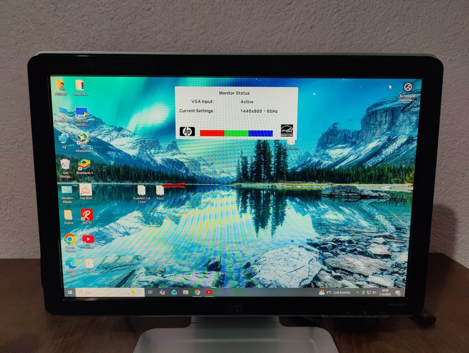 HP w1907v model 19 inç monitör - Görsel 2