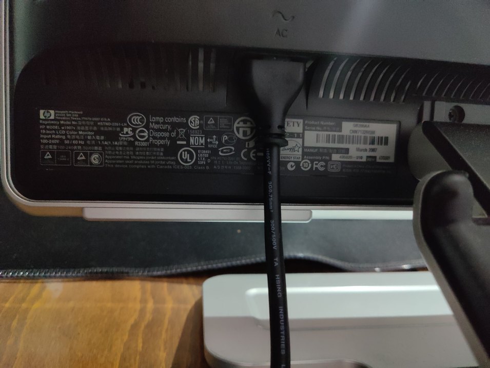 HP w1907v model 19 inç monitör - Görsel 5