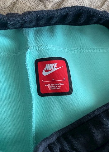 Orijinal Nike Erkek Turkuaz Tech Fleece Eşofman takımı - Görsel 8
