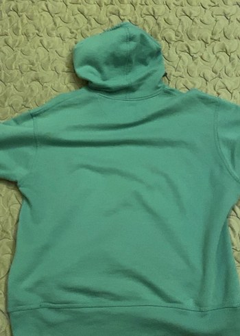 Orijinal Champion Yeşil-turkuaz Kapüşonlu Erkek Sweatshirt - Görsel 3