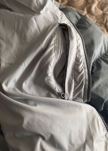 Orijinal Nike Gri Kapüşonlu Erkek Mont - Görsel 4