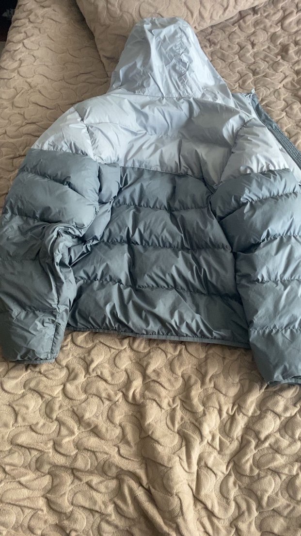 Orijinal Nike Gri Kapüşonlu Erkek Mont - Görsel 5