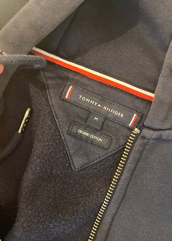 Tommy Hilfiger Fermuarlı Siyah Kapüşonlu Sweatshirt - Görsel 2
