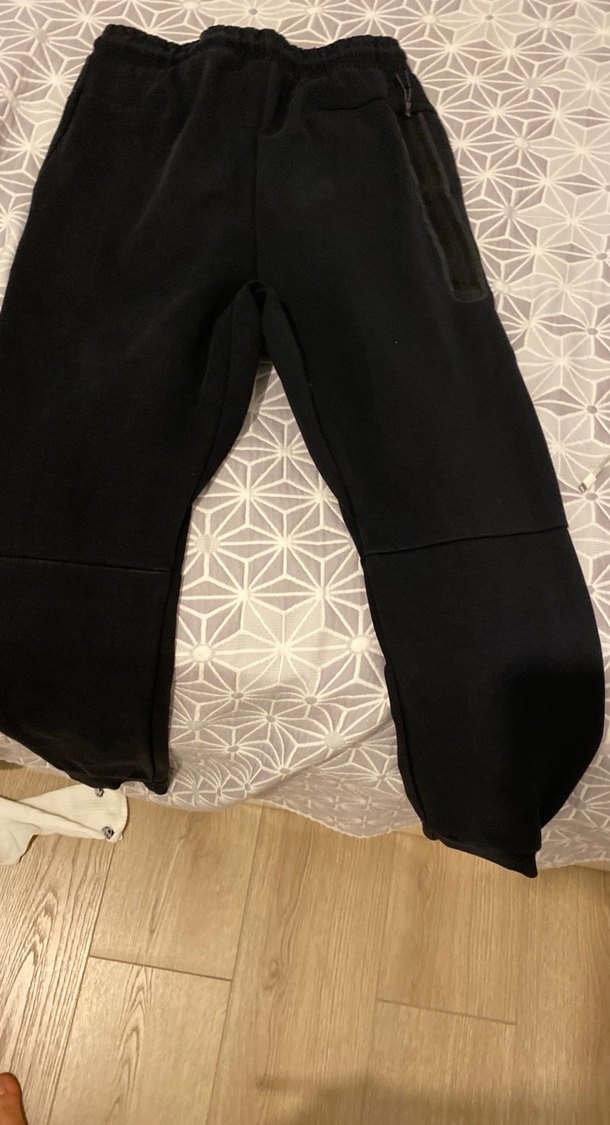 Fermuarlı Siyah Hamile Eşofman Altı - Görsel 5