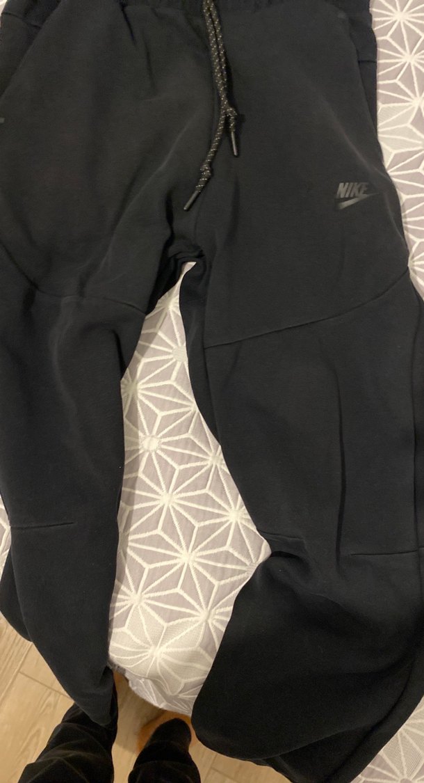 Fermuarlı Siyah Hamile Eşofman Altı - Görsel 2