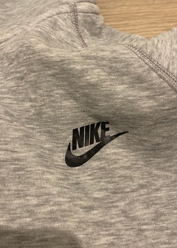 Nike Gri Kapüşonlu Fermuarlı Erkek Sweatshirt - Görsel 4