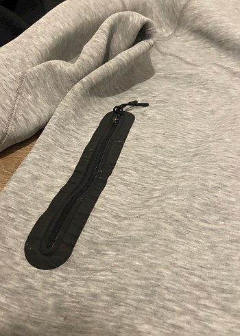 Nike Gri Kapüşonlu Fermuarlı Erkek Sweatshirt - Görsel 3