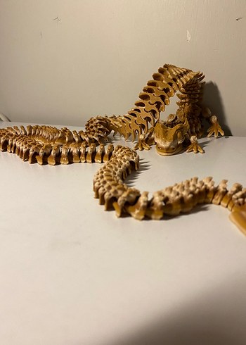 Renkli Kahverengi ejderha figürü - Görsel 2