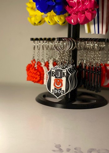 Renkli Püsküllü 12 çeşit anahtarlık tane 50 TL - Görsel 5