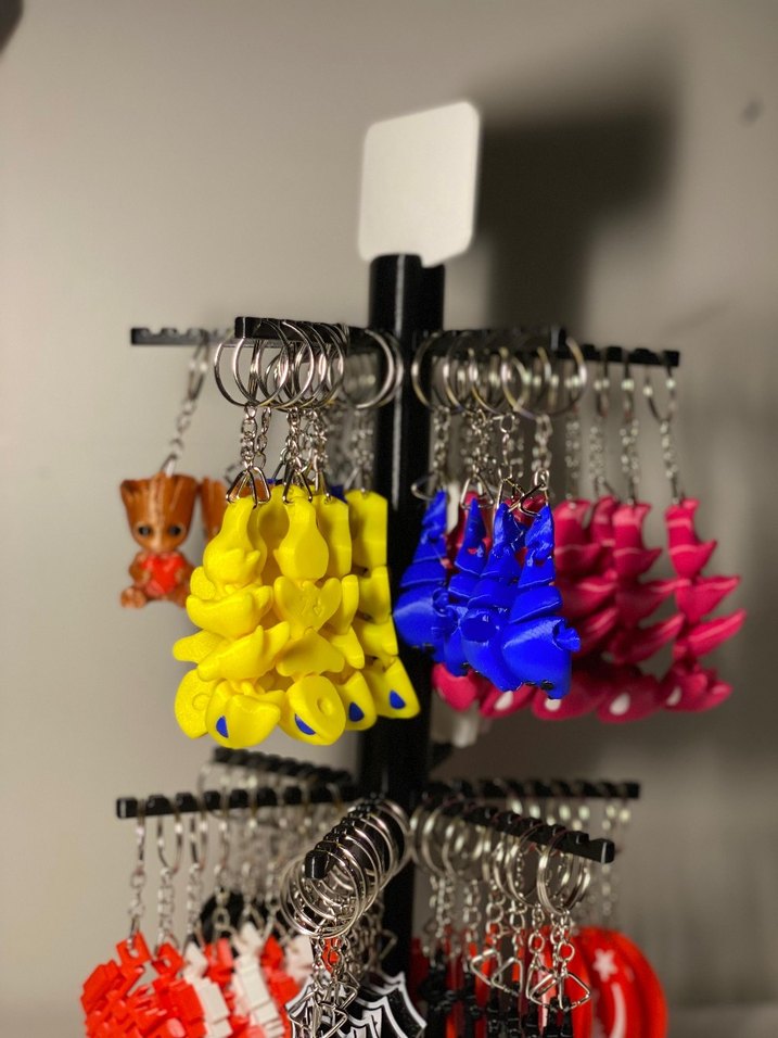 Renkli Püsküllü 12 çeşit anahtarlık tane 50 TL - Görsel 3