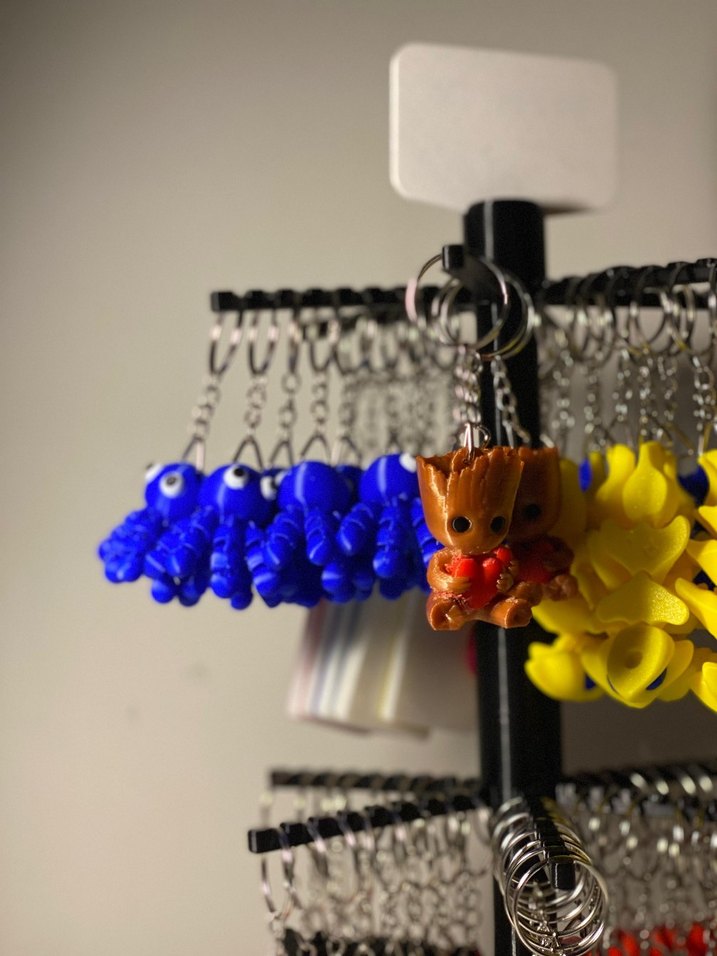 Renkli Püsküllü 12 çeşit anahtarlık tane 50 TL - Görsel 2