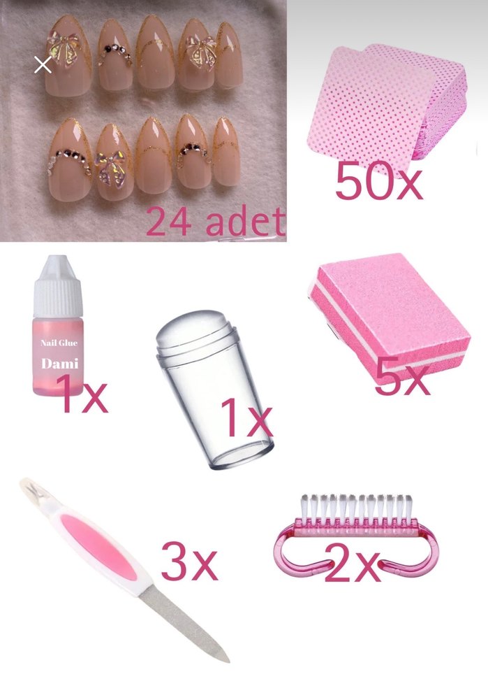 Dami Tırnak Kavanozu Seti - Görsel 2