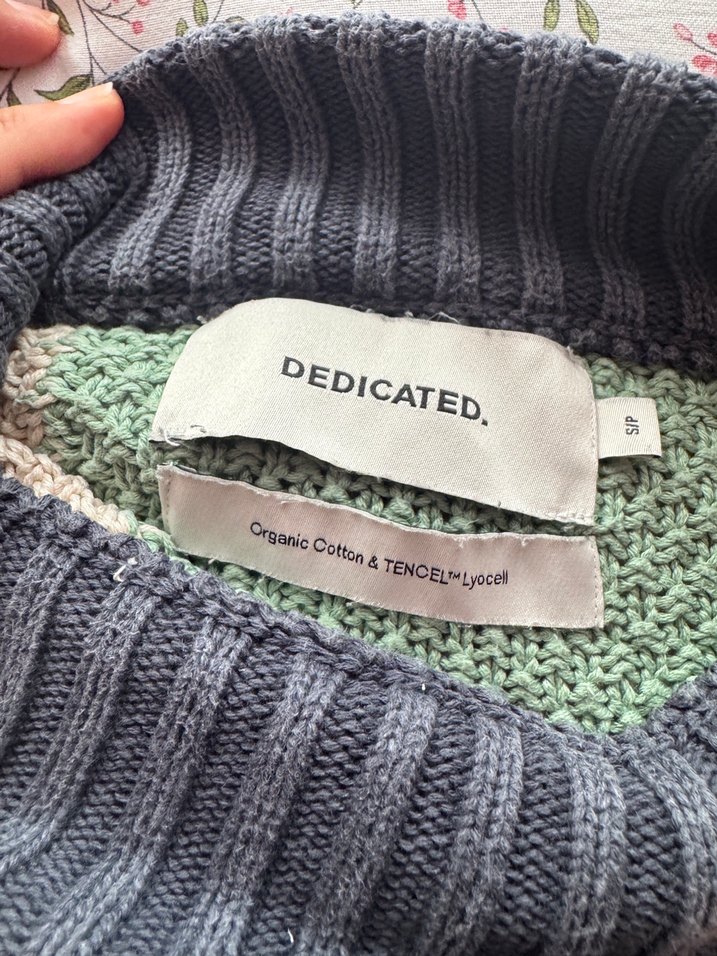 Boğazlı Çok Renkli Örgü Kazak - Görsel 3