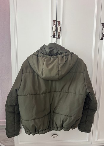 Yeşil Şişme Mont - Görsel 3