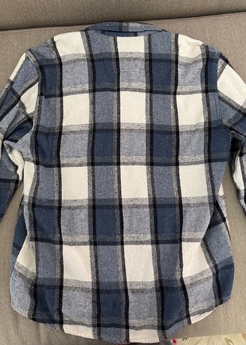 Mavi Kareli Oduncu Gömleği - Görsel 2