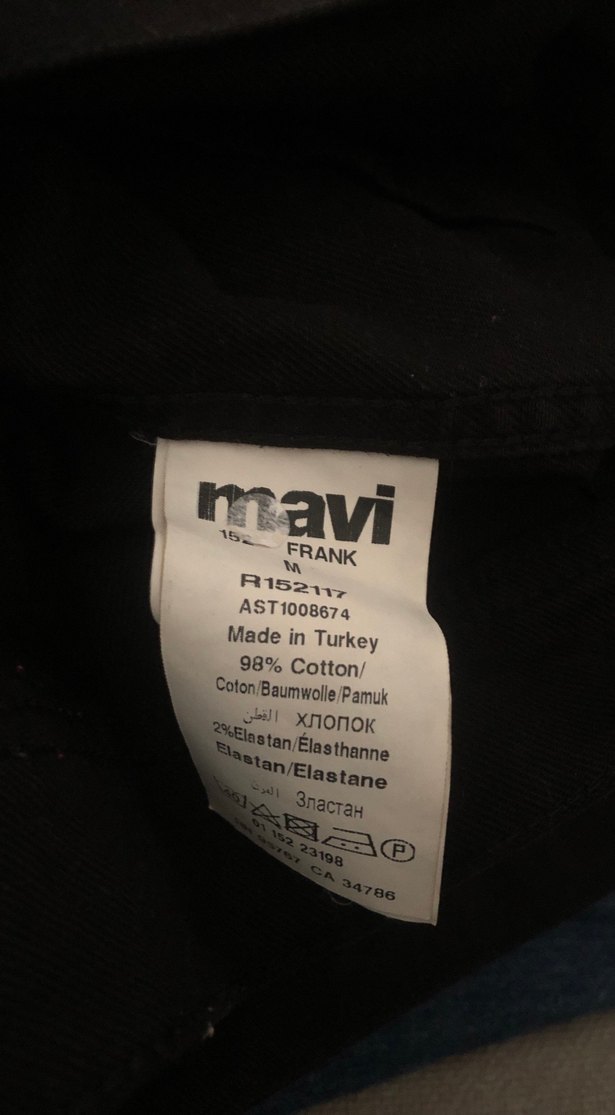 Siyah Unisex Denim Ceket - Görsel 4