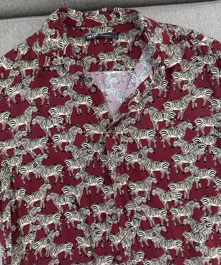 Vintage Kısa Kollu Gömlek - Görsel 2