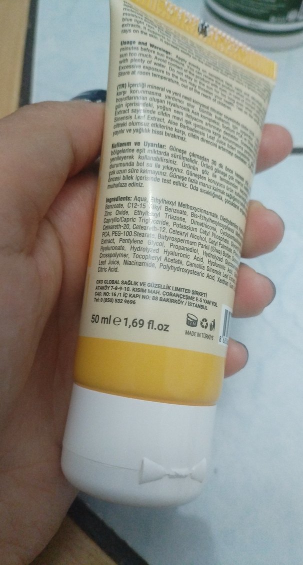 Oxo Global SPF 50+ Güneş Koruyucu Krem - Görsel 4