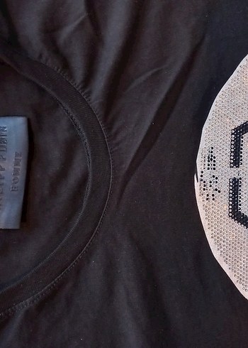 Siyah Baskılı Erkek Tişört - Görsel 3