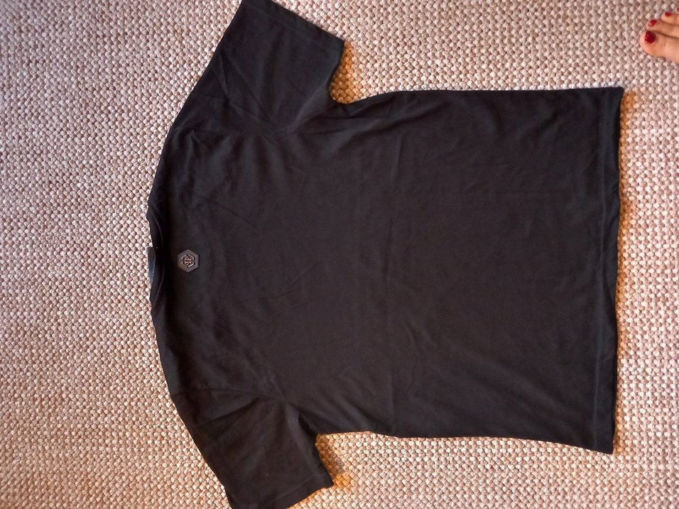 Siyah Baskılı Erkek Tişört - Görsel 5