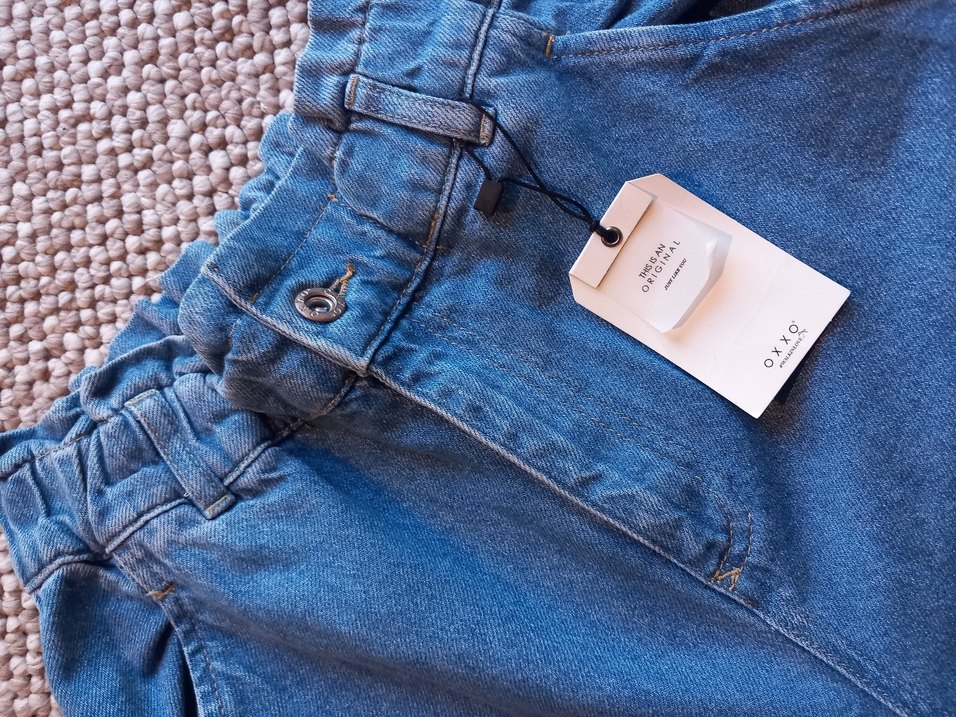 Kadın Mavi Bol Kesim Denim Jean - Görsel 2