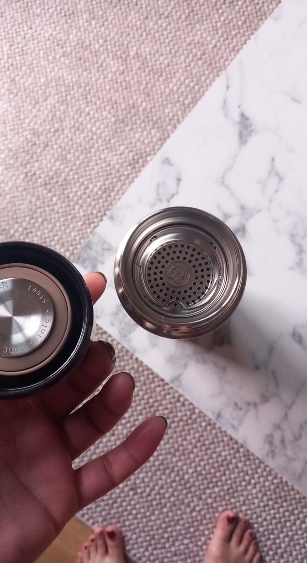 Bej Gri Renkli  Termos çelik - Görsel 3