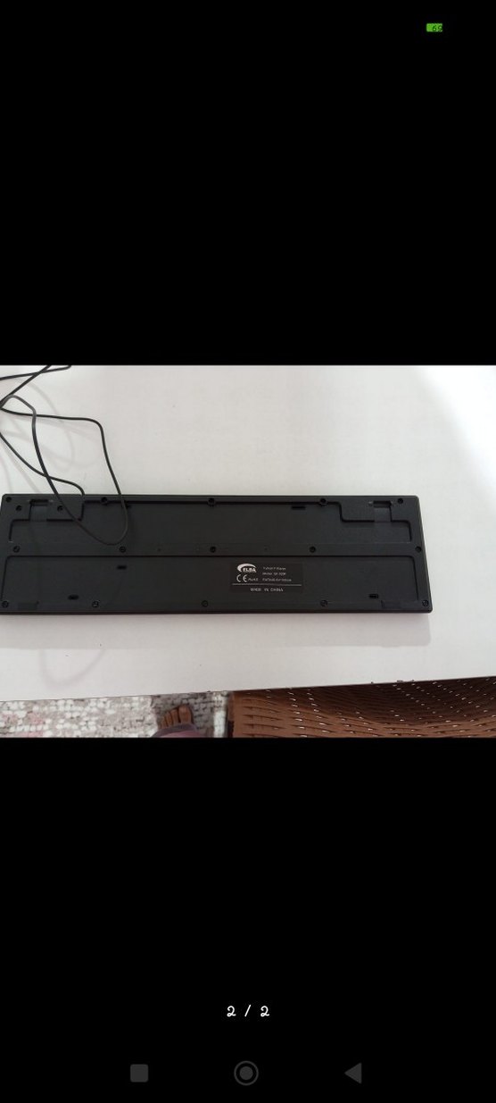 Kablolu Siyah F Klavye - Görsel 2