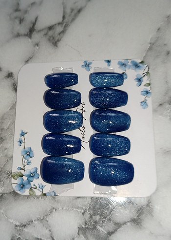 Kedi Gözü El Yapımı Jel Tırnak - Görsel 3