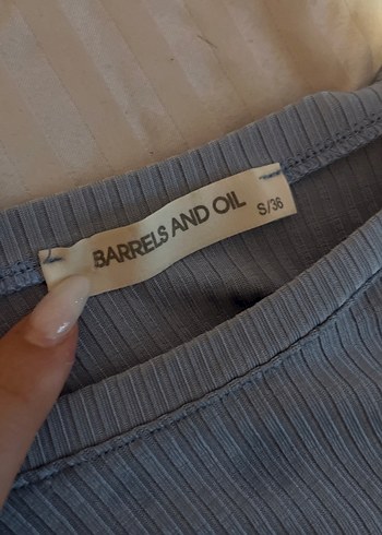 Mavi yanları ayarlanabilir kadın crop - Görsel 2