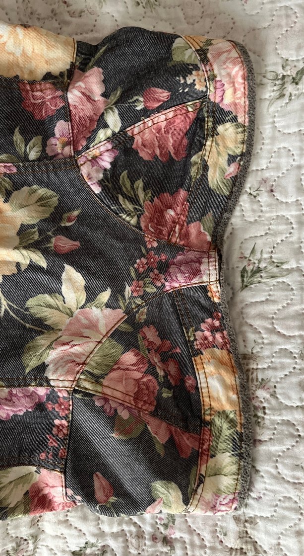 Çiçek Desenli straplez  Midi  elbise - Görsel 2