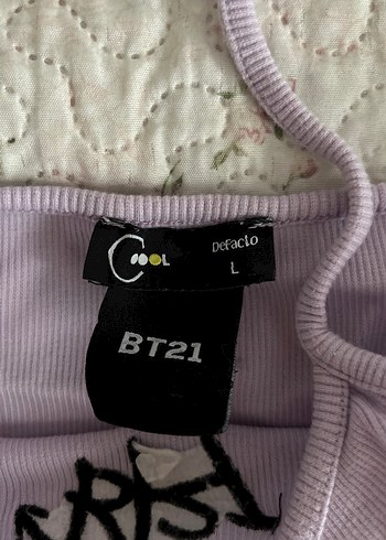 Mor Askılı Nakışlı Kadın Crop Top - Görsel 2