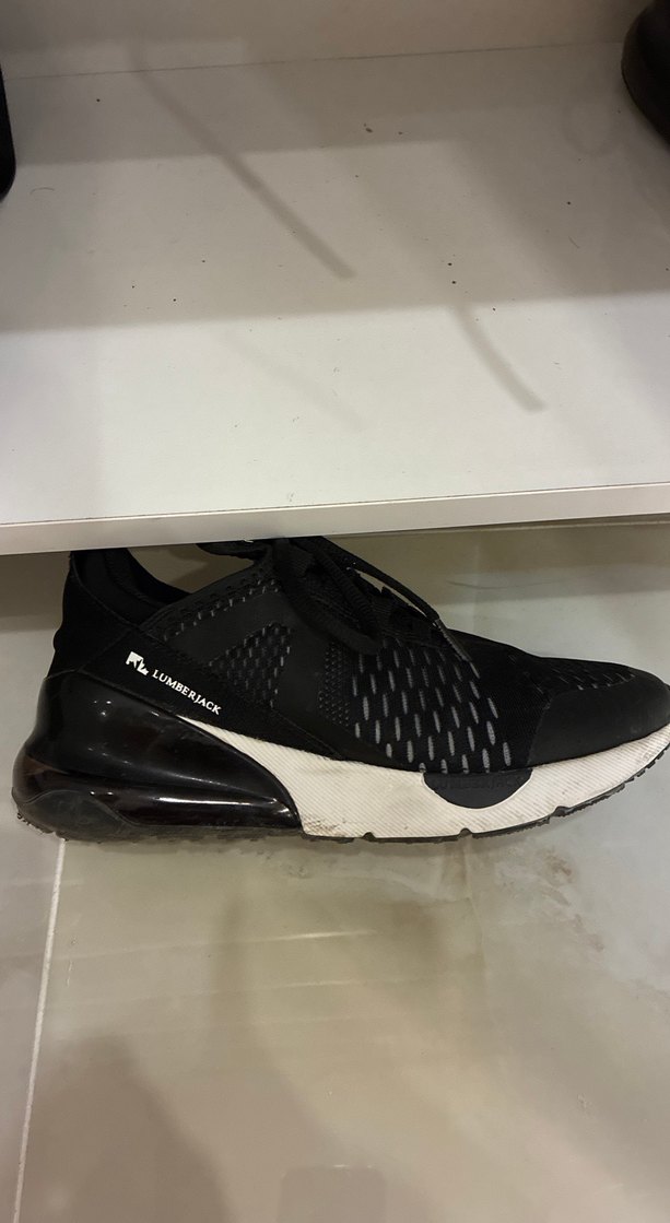 Siyah Erkek Spor Ayakkabı Bağcığı - Görsel 2