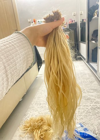 Bej Yün Püsküllü Bohem Saç Aksesuarı - Görsel 2